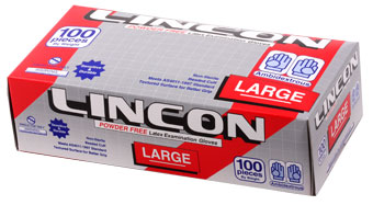 GLOVEL Latex Gloves Box 100 - LARGE (IMG-03)