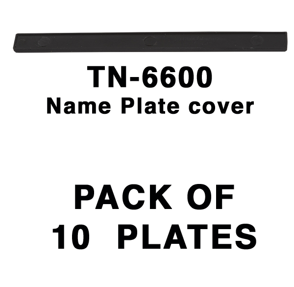 CC1506 BROTHER TN6600 NAME PLATE COVER set 10