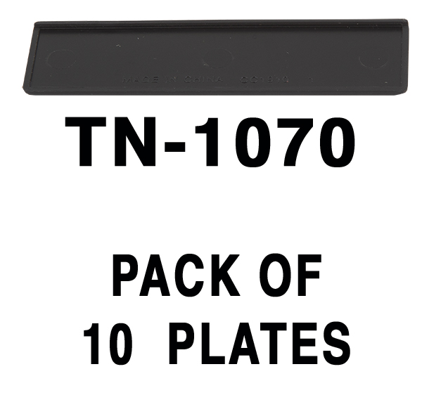 CC1910 BROTHER TN1070 NAME PLATE COVER Set 10