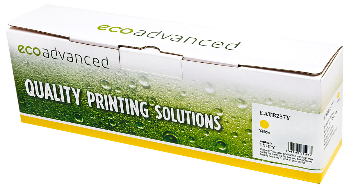 Gold Line Brother TN257 Toner Yellow