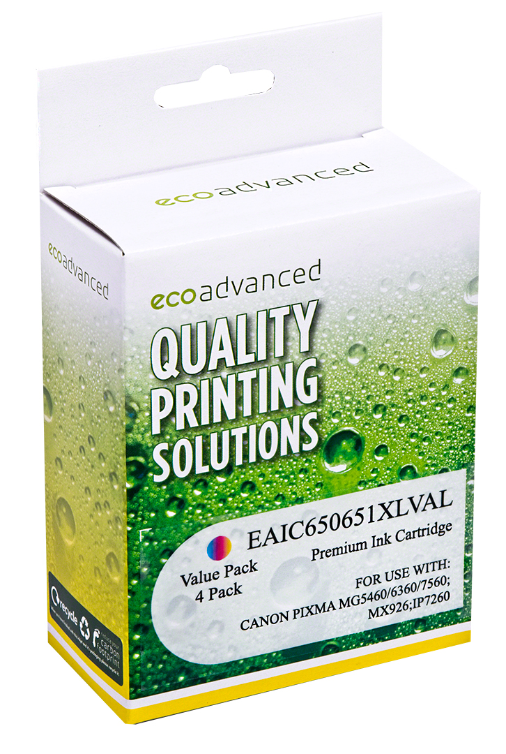 Gold Line Canon 650 651 Value Pk 4