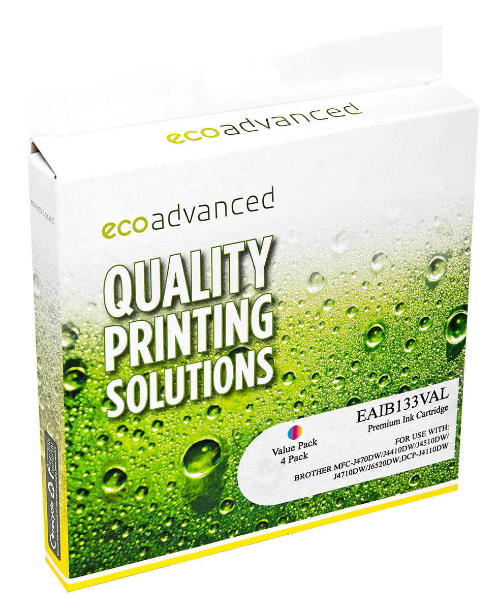 Gold Line Brother LC-133 Value Pack 4