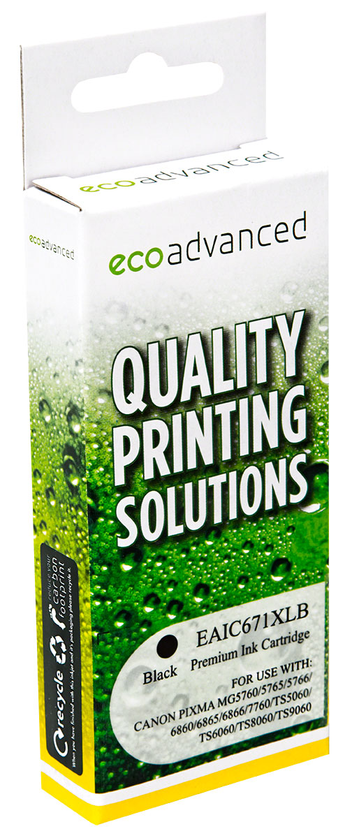 Gold Line Canon CLI-671XL Black