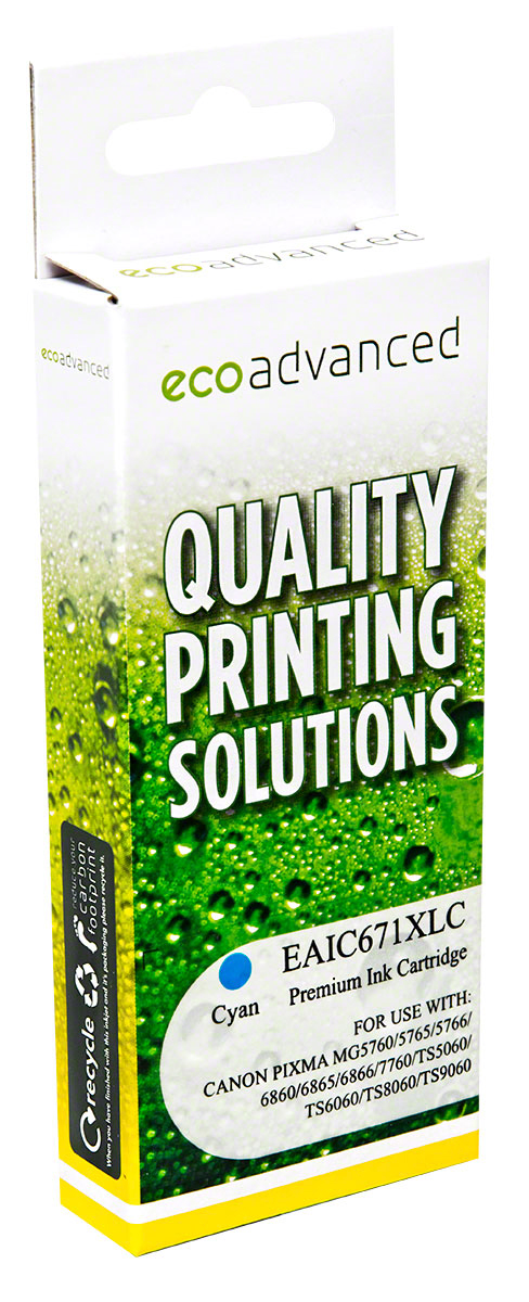 Gold Line Canon CLI-671XL CYAN