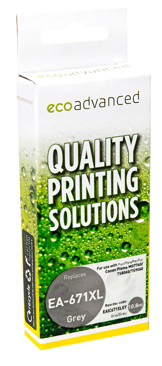 Gold Line Canon CLI-671XL Grey