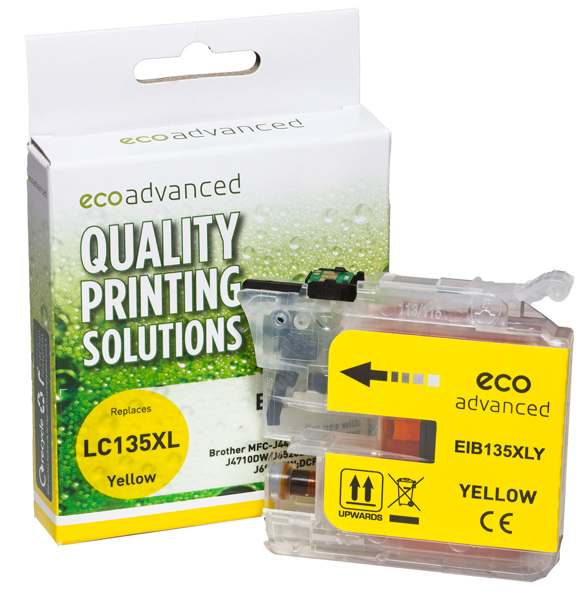 Gold Line Brother LC-135XL Yellow