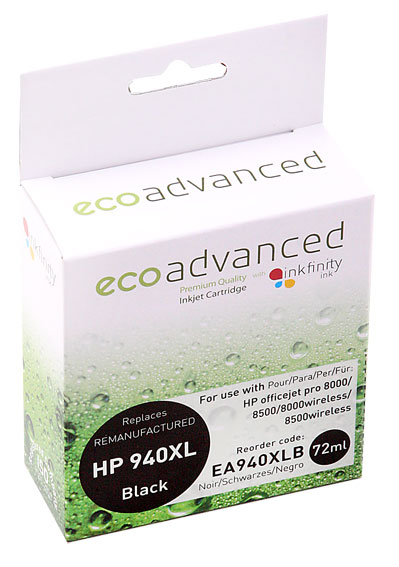 Eco Advanced HP 940XL Black Reman