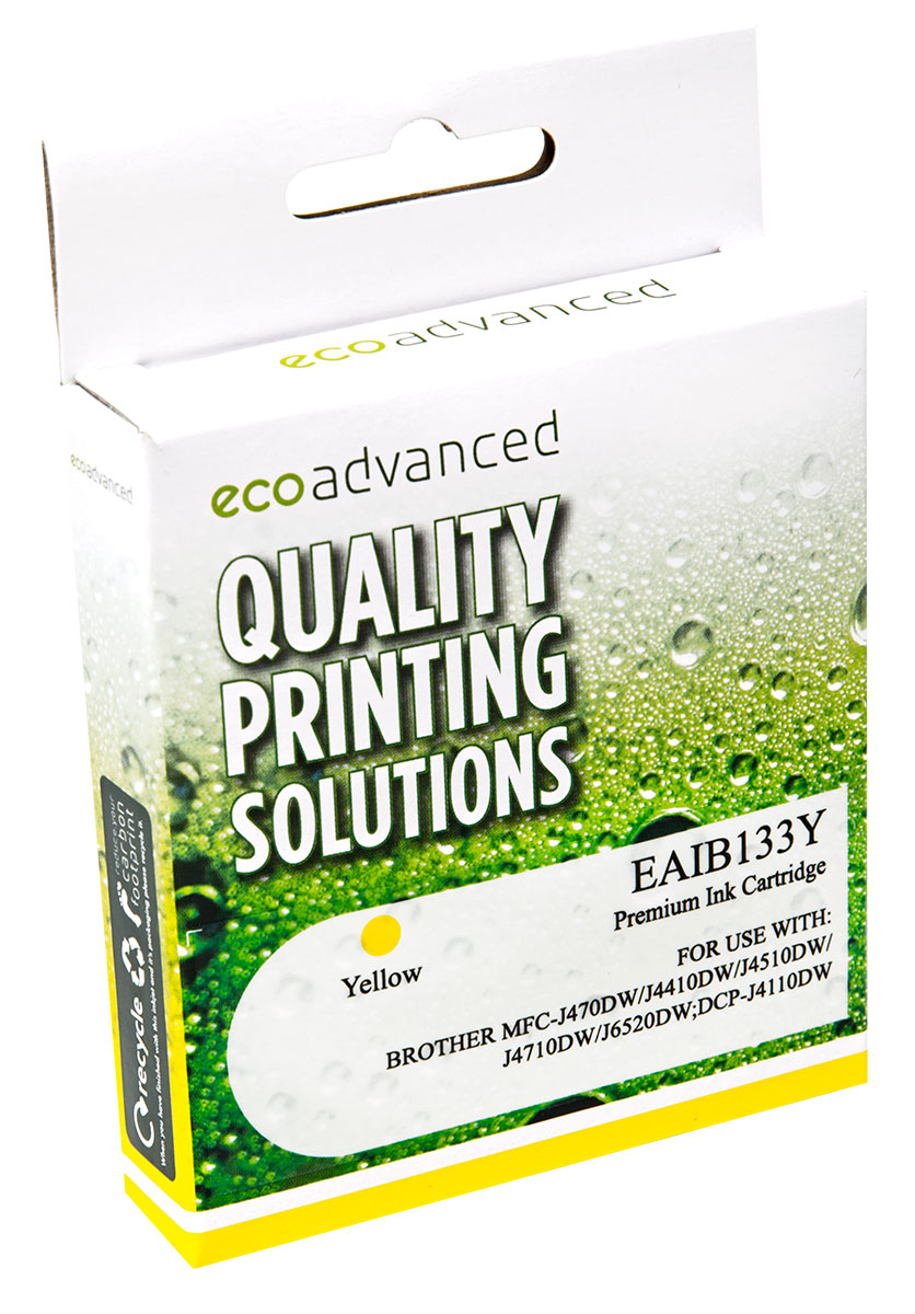 Gold Line Brother LC133 Yellow