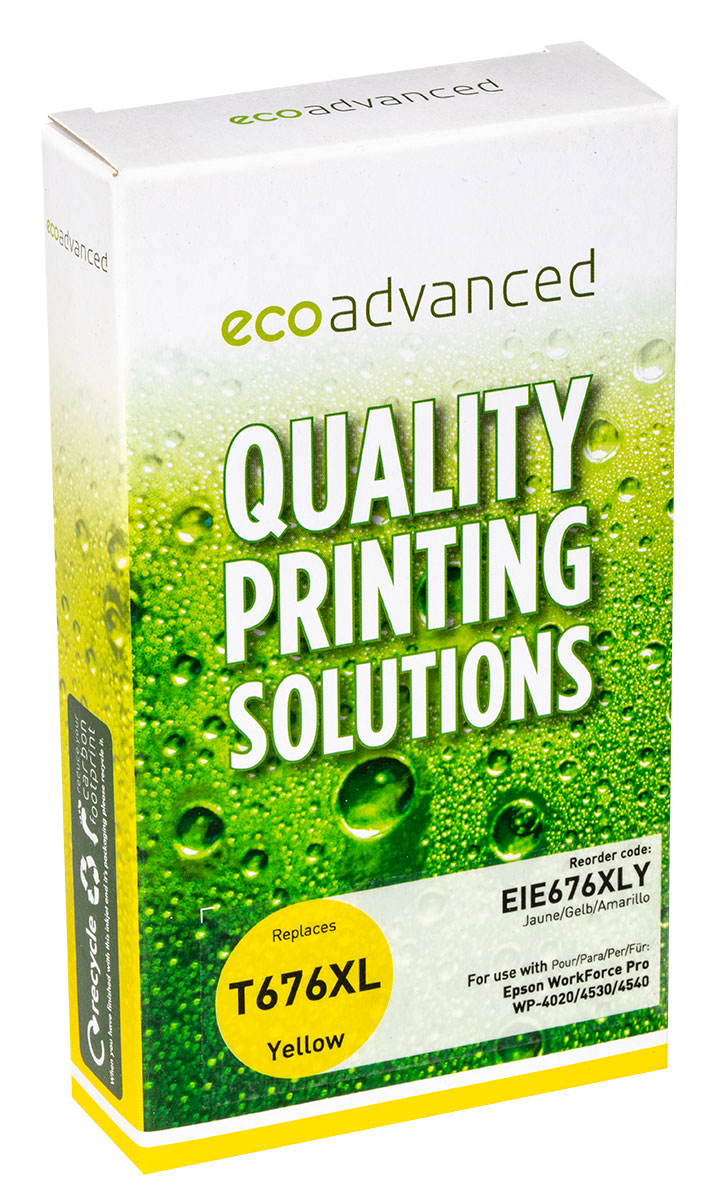 ECO Advanced Gold  Epson 676XL Yellow PIGMENT
