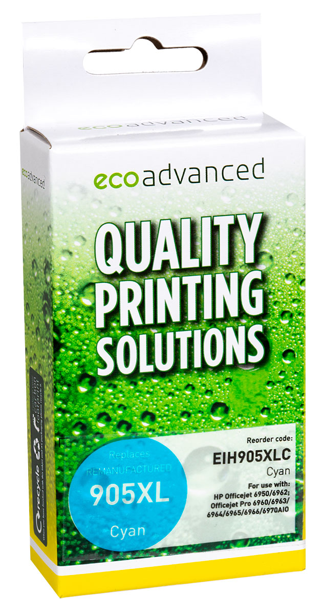 Gold Line HP 905XL Cyan Reman