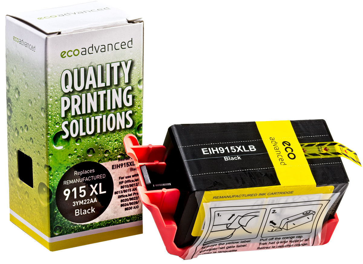 Gold Line HP 915XL Black Reman