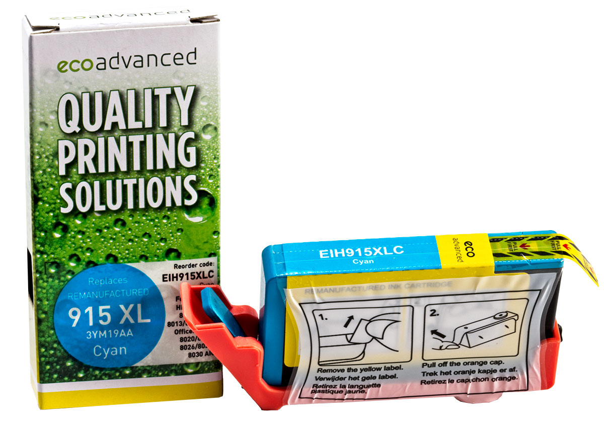 Gold Line HP 915XL Cyan Reman