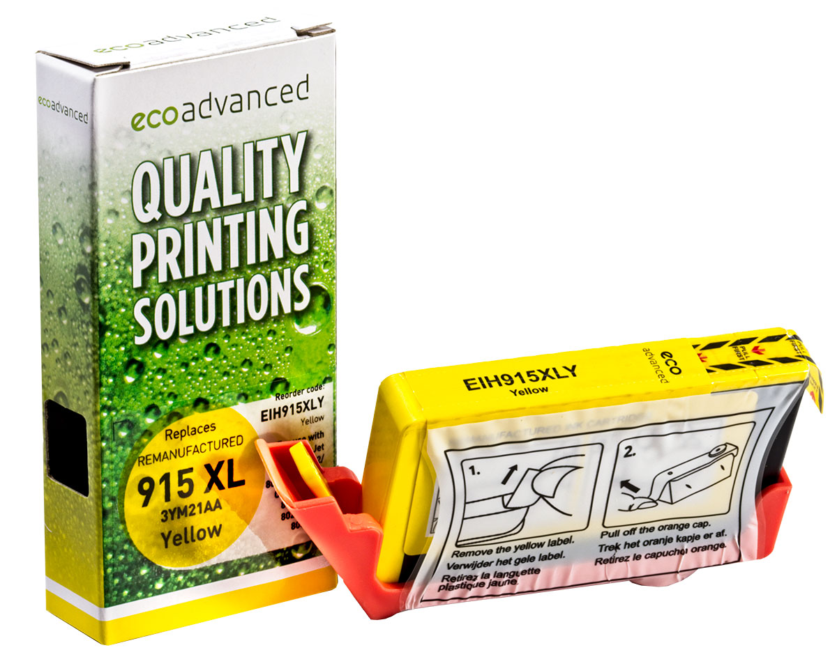 Gold Line HP 915XL Yellow Reman