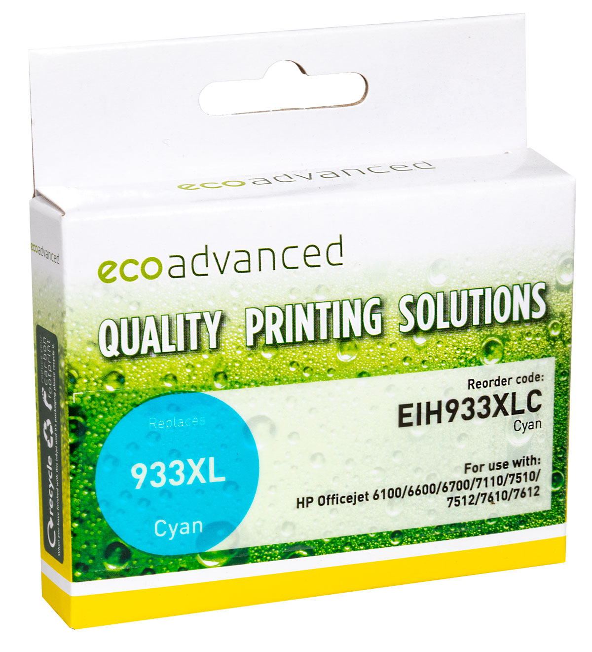 Gold Line HP 933 XL Cyan