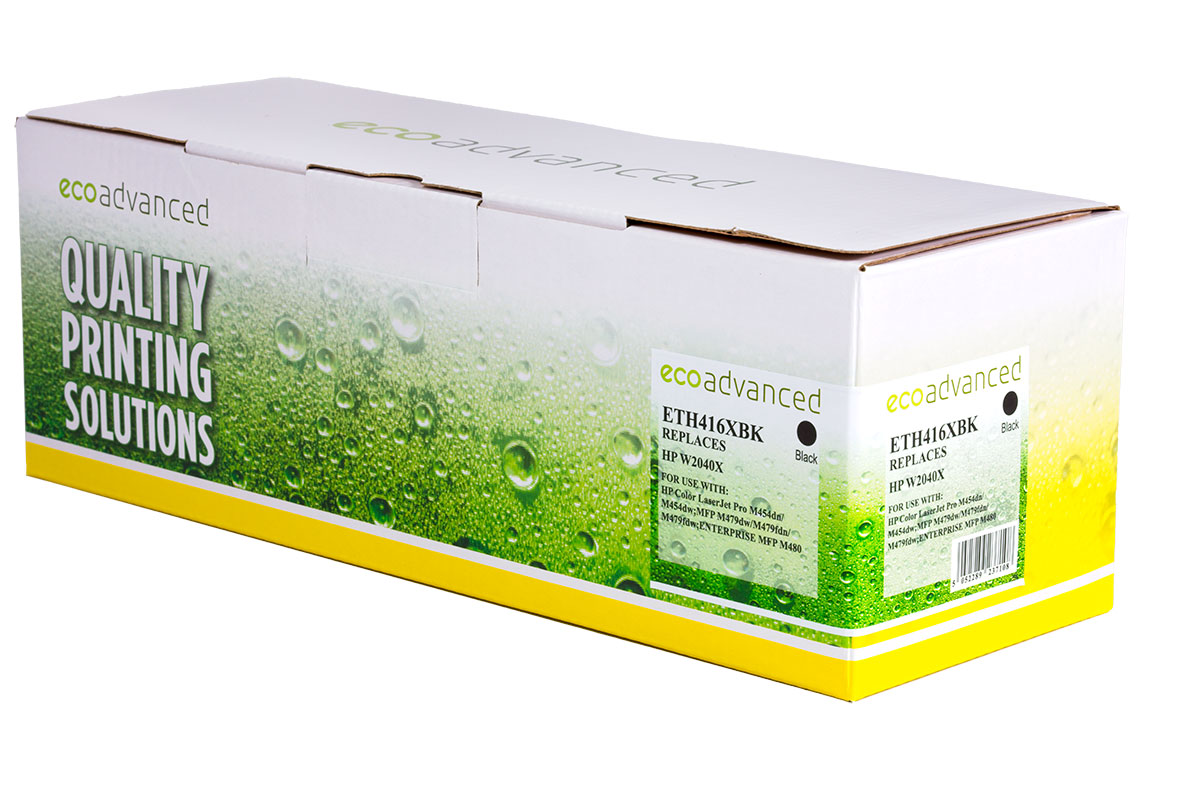 Gold Line HP 416X W2040X Updatable chip BLACK