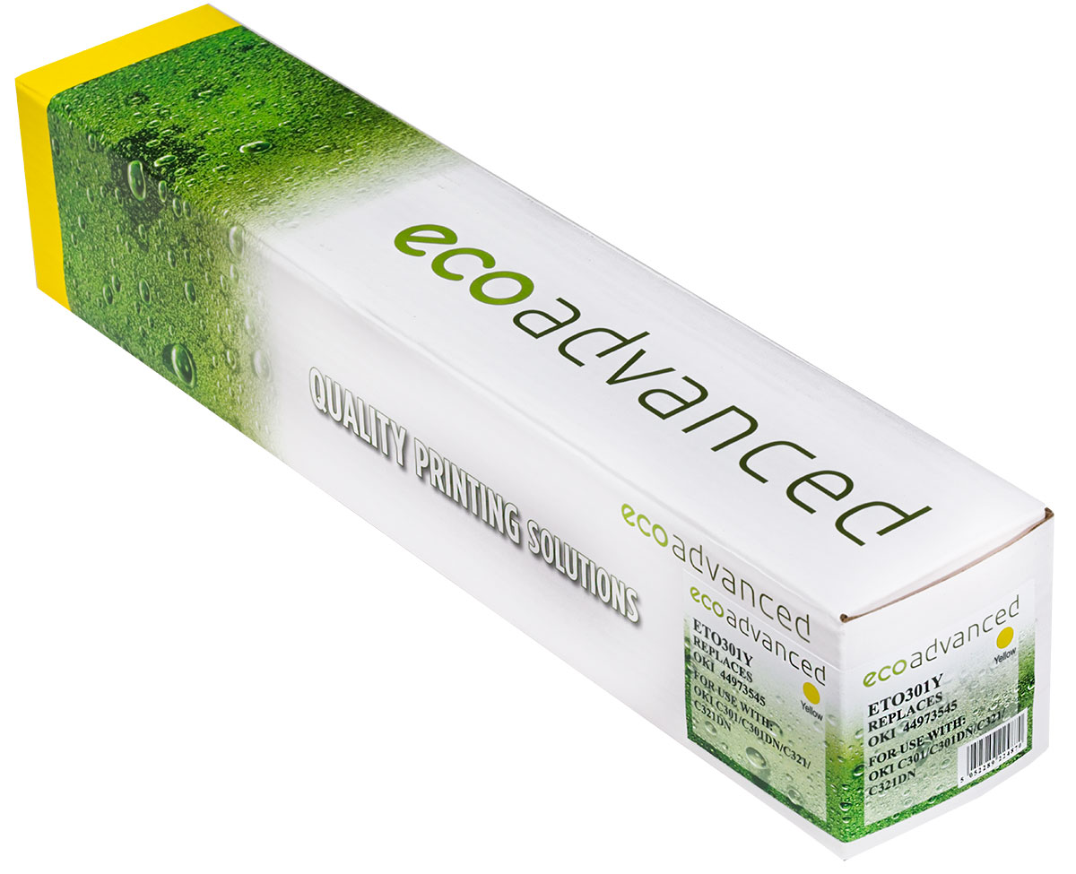 Gold Line OKI C301 Yellow Reman