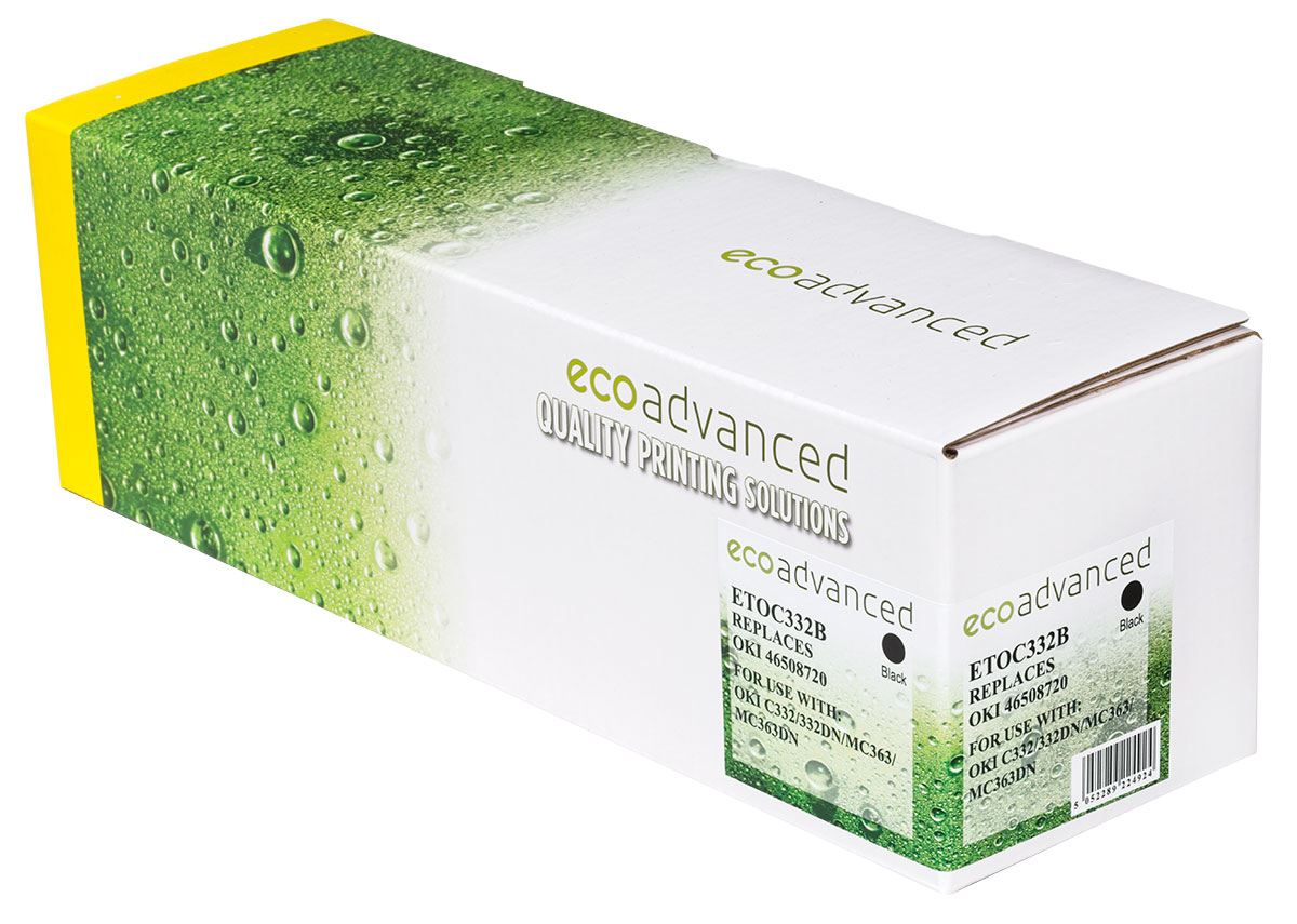 Gold Line OKI C332 Black Reman