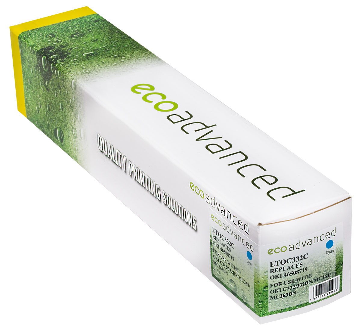 Gold Line OKI C332 Cyan Reman