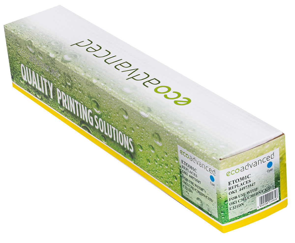 Gold Line OKI C301 Cyan Reman