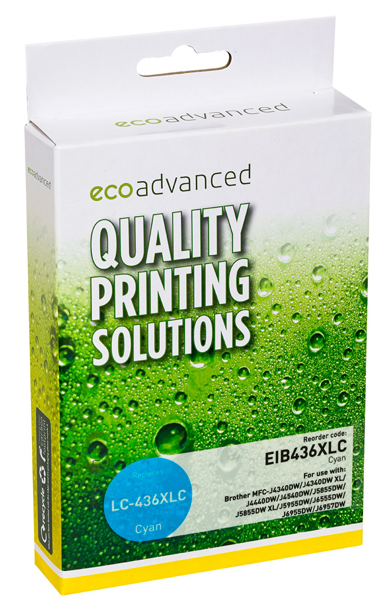 Gold Line Brother LC436XL Cyan